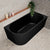 Avalon 1600mm Right Corner Freestanding Bath, Matte Black