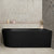 Avalon 1700mm Right Corner Freestanding Bath, Matte Black