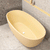 Byron Egg 1500mm Oval Freestanding Bath, Matte Vanilla Beige - SPECIAL EDITION