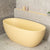 Byron Egg 1500mm Oval Freestanding Bath, Matte Vanilla Beige - SPECIAL EDITION