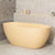 Byron Egg 1500mm Oval Freestanding Bath, Matte Vanilla Beige - SPECIAL EDITION