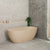 Byron Egg 1600mm Oval Freestanding Bath, Matte Vanilla Beige - SPECIAL EDITION