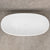 Byron Egg 1700mm Oval Freestanding Bath, Gloss White