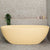 Byron Egg 1700mm Oval Freestanding Bath, Matte Vanilla Beige - SPECIAL EDITION