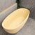 Byron Egg 1700mm Oval Freestanding Bath, Matte Vanilla Beige - SPECIAL EDITION