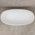 Byron Egg 1700mm Oval Freestanding Bath with Overflow, Matte White