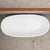 Byron Egg 1800mm Oval Freestanding Bath, Gloss White