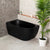 Byron Egg 1200mm Left Corner Freestanding Bath, Matte Black