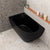 Byron Egg 1200mm Left Corner Freestanding Bath, Matte Black
