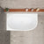 Byron Egg 1200mm Left Corner Freestanding Bath, Matte White