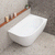 Byron Egg 1200mm Right Corner Freestanding Bath, Matte White