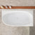 Byron Egg 1400mm Right Corner Freestanding Bath, Matte White