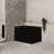 Cubix Extra Height 1000mm Japanese Soaking Bathtub, Matte Black