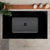 Cubix Extra Height 1100mm Japanese Soaking Bathtub, Matte Black