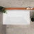 Cubix 1400mm Square Multifit Freestanding Bath, Gloss White