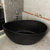 Nami Oval 1800mm Wide Freestanding Bath, Matte Black