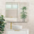 Retti Rectangular 900mm x 750mm Mirrored Shaving Cabinet, Matte White