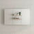 Retti Rectangular 1200mm x 750mm Mirrored Shaving Cabinet, Matte Black