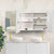 Retti Rectangular 1500mm x 750mm Mirrored Shaving Cabinet, Matte White
