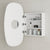 *Clearance* Riri Oblong 500mm x 900mm Mirrored Shaving Cabinet, Matte White