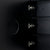 Arco Arch 850mm x 1000mm Mirrored Shaving Cabinet, Matte Black