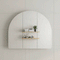 Arco Arch 1150mm x 1000mm Mirrored Shaving Cabinet, Matte Black