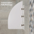 Arco Arch 1500mm x 1000mm Mirrored Shaving Cabinet, Matte White