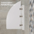 Arco Arch 1500mm x 1000mm Mirrored Shaving Cabinet, Matte White