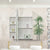 Arco Arch 1500mm x 1000mm Mirrored Shaving Cabinet, Matte White