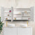 Retti Rectangular 1500mm x 750mm Frontlit LED Mirrored Shaving Cabinet, Matte White