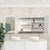 Retti Rectangular 1800mm x 750mm Frontlit LED Mirrored Shaving Cabinet, Matte White