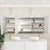 Retti Rectangular 1800mm x 750mm Frontlit LED Mirrored Shaving Cabinet, Matte White