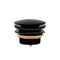 Dome Pop Short Bath Waste 40mm, with Pull-Out Basket, Matte Black