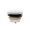 Dome Pop Short Bath Waste 40mm, with Pull-Out Basket, Matte White