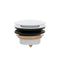 Dome Pop Short Bath Waste 40mm, with Pull-Out Basket, Gloss White