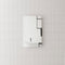 Retti Rectangular 450mm x 750mm Frameless Mirror with Polished Edge and Rounded Corners
