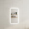 Retti Rectangular 600mm x 1200mm Backlit LED Mirror with Polished Edge, Rounded Corners and Demister