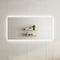 Retti Rectangular 1800mm x 900mm Backlit LED Mirror with Polished Edge, Rounded Corners and Demister