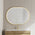Pill Oval 1200mm x 900mm Frontlit LED Framed Mirror with Demister, Brushed Brass (Gold) Frame