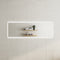 Retti Rectangular 1800mm x 600mm LED Mirror with Frosted Glass Border and Demister