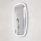 Riri Oblong 600mm x 900mm Frontlit LED Framed Mirror with Demister, Matte White Frame