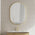 Pill Oval 700mm x 1000mm Framed Mirror, Brushed Brass (Gold) Frame