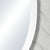 Pill Oval 600mm x 900mm Framed Mirror, Matte White Frame