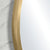Circa Round 750mm Framed Mirror, Brushed Brass (Gold) Frame