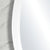 Circa Round 900mm Framed Mirror, Matte White Frame