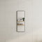 Retti Rectangular 450mm x 1200mm Framed Mirror, Matte Black Frame