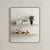 Retti Rectangular 750mm x 900mm Framed Mirror, Brushed Gunmetal Frame