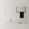 Retti Rectangular 1200mm x 900mm Framed Mirror, Matte White Frame