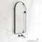 Arco Arch 400mm x 800mm Framed Mirror, Matte Black Frame