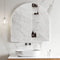 Arco Arch 1000mm x 1000mm Framed Mirror, Matte White Frame